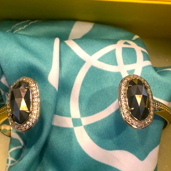 NWOT Kendra Scott RARE & RETIRED Erica Bracelet Pyrite & Yellow Gold So Sparkly! - Picture 3 of 13